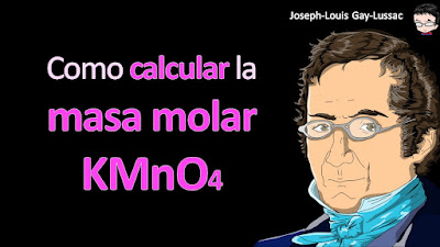 Como calcular la masa molar de KMnO4 a cuatro cifras significativas