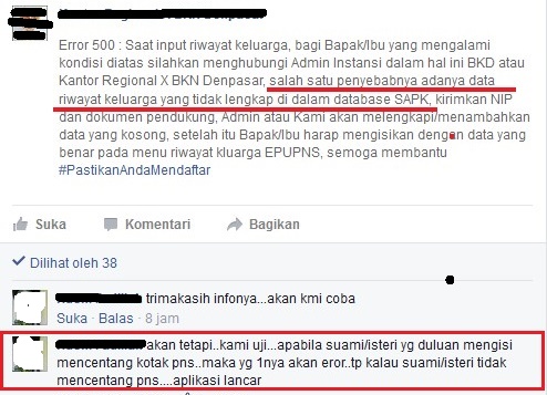 Cara Mengatasi Error 500 Pada Riwayat Keluarga