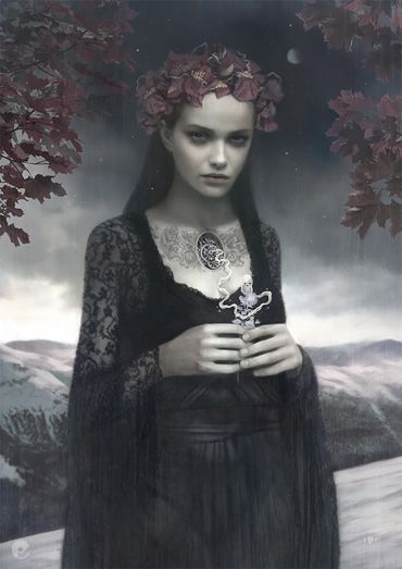 Tom Bagshaw ilustrações mulheres sombrias surreais sensuais