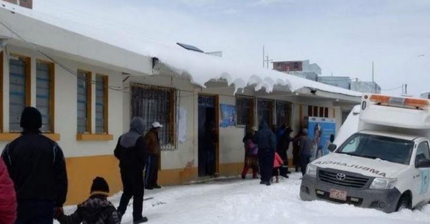 Heladas retrasan media hora el ingreso a colegios en Huancavelica, Puno y Arequipa