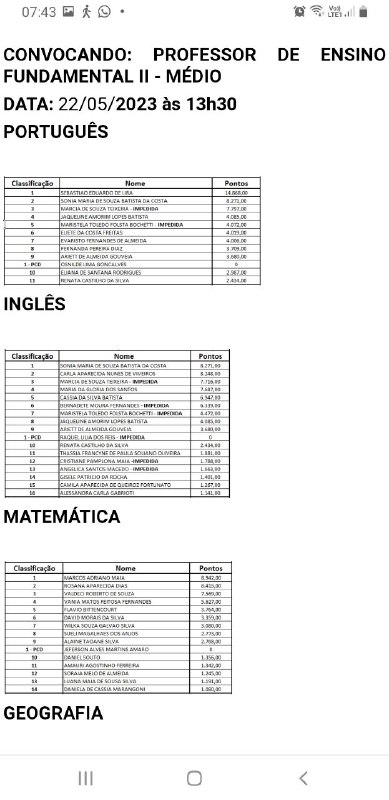 ATE: nova chamada na DRE BUTANTÃ