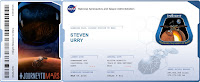 Steven's name is engraved on a chip attached to the probe. Mission status pending launch.