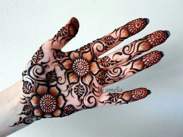 Eid Latest Mehndi Designs 2015 For Girls Wallpapers Free Download