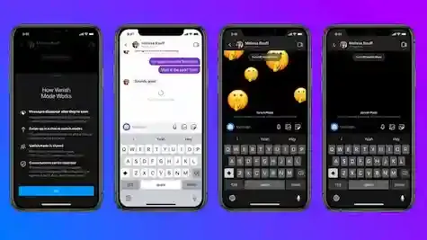 Facebook يجلب وضع Vanish Mode إلى تطبيقات المراسلة Messenger و Instagram