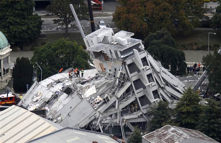 recent earthquake in new zealand. The recent earthquake that