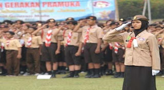 Tahun Ajaran Baru, Pelajar SMA/MK Wajib Pramuka Lho!