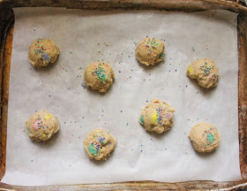 Food Lust People Love: Never mind that Easter bunny left too many sweets. This recipe will turn that excess into buttery Easter Candy Cookies your whole family will love. For these cookies I used a mix of the peanut butter filled M&M eggs and the caramel filled M&Ms, which looked like eggs as well, though the packaging didn’t say that. It was an excellent combo!