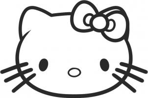 Menggambar Hello Kitty  Menggambar Asik