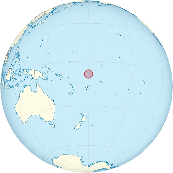 Letak negara Tuvalu