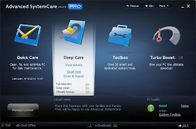 Advanced SystemCare v 5.2.0 PRO | Full Version