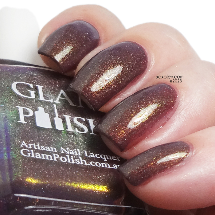 xoxoJen's swatch of Glam Polish Thing, You’re A Handful.