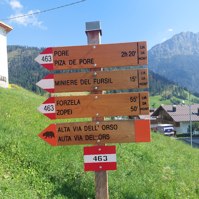 alta via dell'orso colle santa lucia