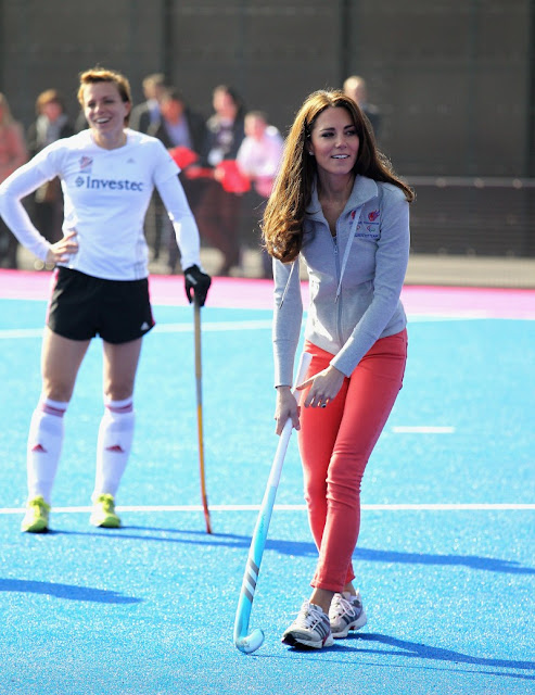 4. Kate Middleton Playing Hockey 2014