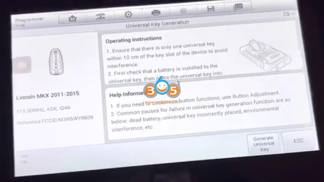Generate Autel Universal Keys with IM508 8