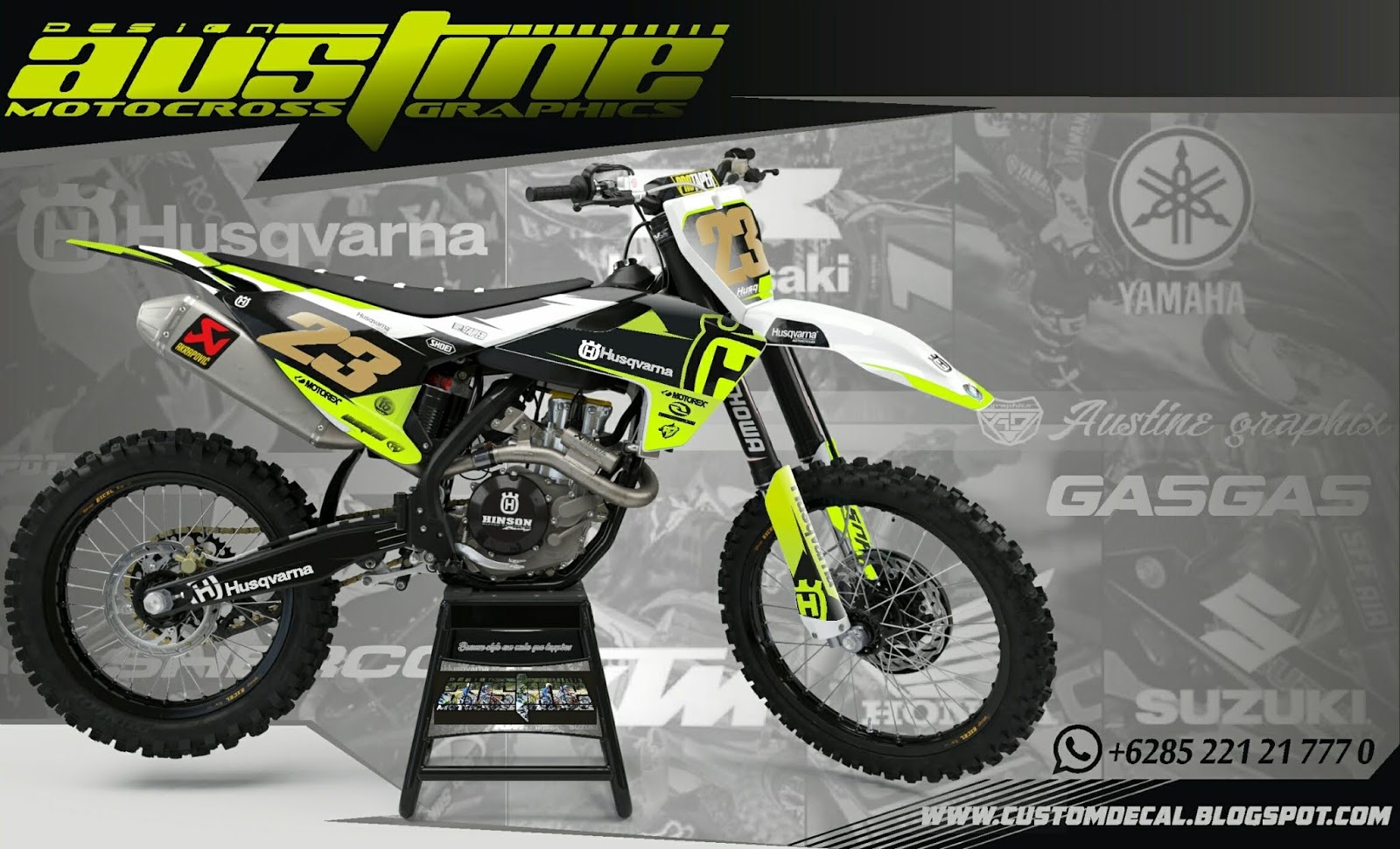 DECAL HUSQVARNA PREMIUM