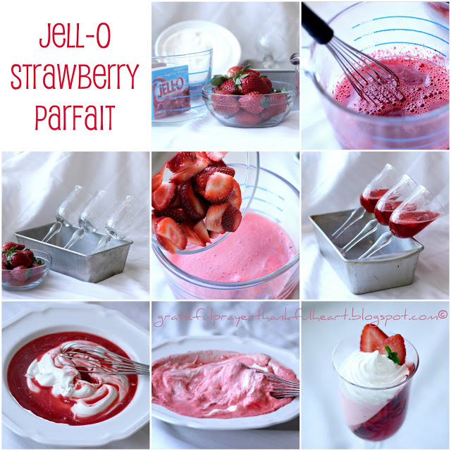 JELL-O Strawberry Parfaits 