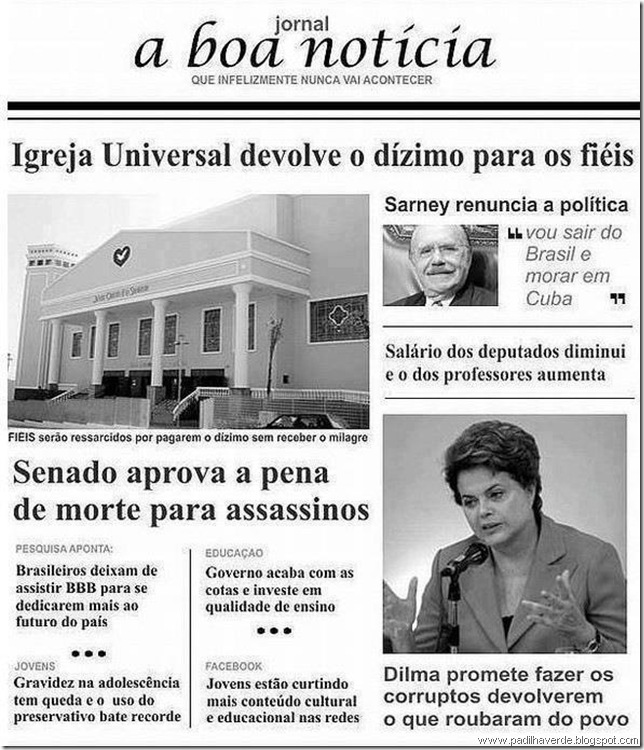 face a boa noticia