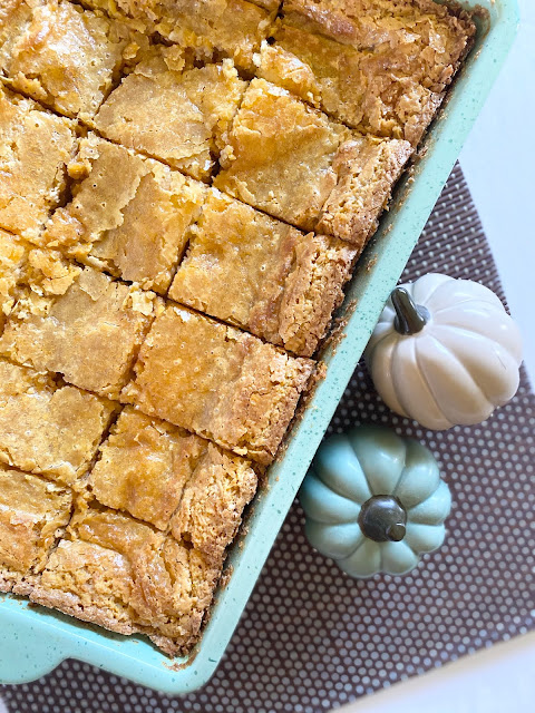 ooey gooey pumpkin butter bars