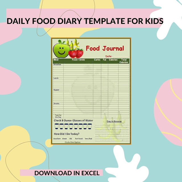 Printable Daily Food Log Template