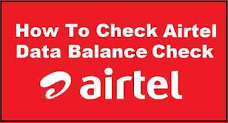 Airtel Data Balance Check