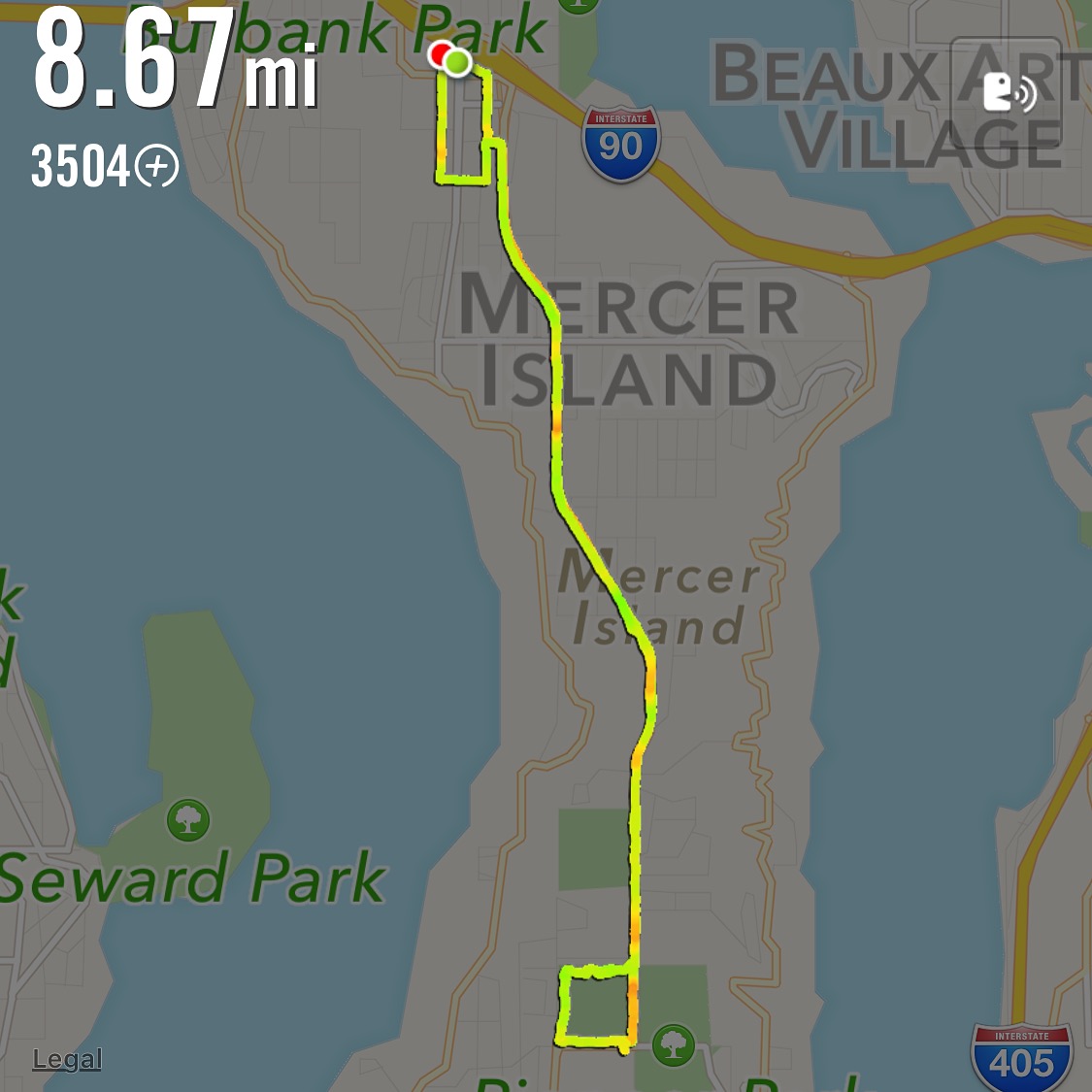 Love running, love Mercer Island.