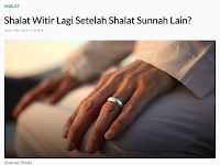 Shalat Witir Lagi Setelah Shalat Sunnah Lain? - Kajian Islam Tarakan