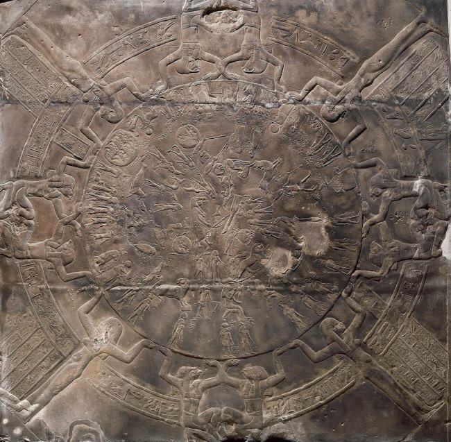 Zodíaco en techo de templo cerca de Dendera