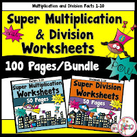  Super Multiplication and DIvision Worksheets