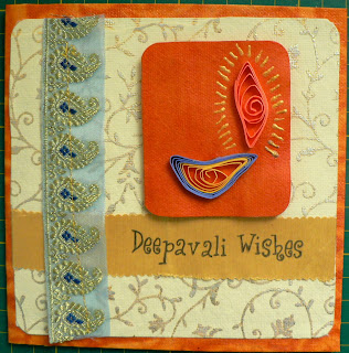 Craft Ideas Diwali on Juhi S Handmade Cards  More Quilled Diwali Cards