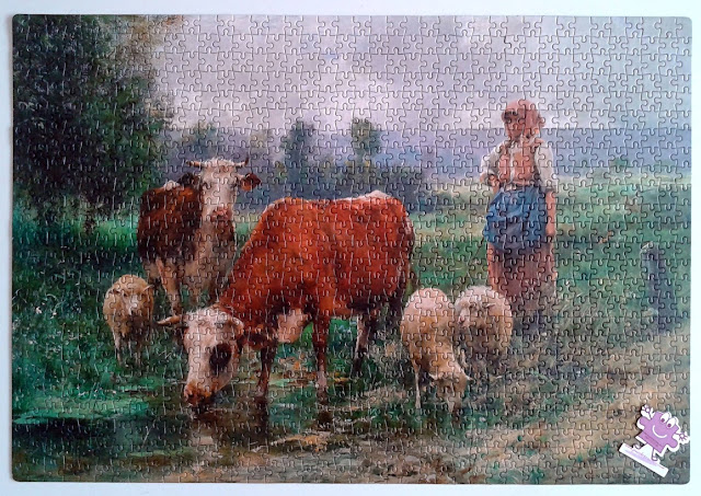 The Shepherdness with her Flock