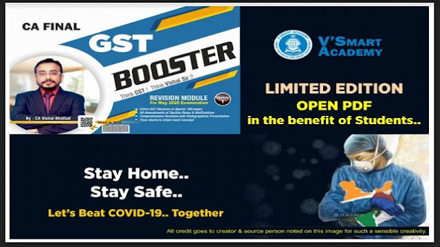 CA Final IDT GST Booster Part-1