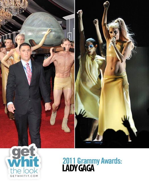 lady gaga 2011 grammys. Lady Gaga, always putting on a