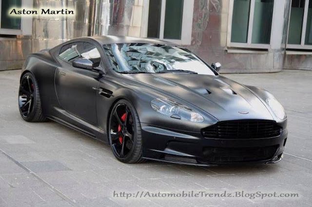 Matte Black Aston Martin