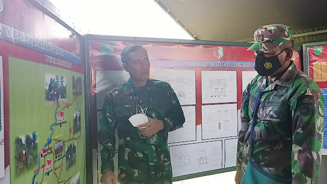 Tim Wasev Kunjungi Lokasi TMMD ke 110 di Boven Digoel