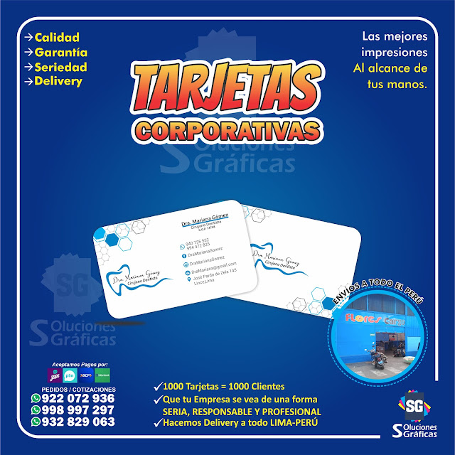 TARJETAS_IMPRENTA_GRAFICA_DENTISTAS_DENTAL_VETERINARIA_EMPRESAS_HOSTAL_HOTEL_TALLER_MECANICO_INDUSTRIAS