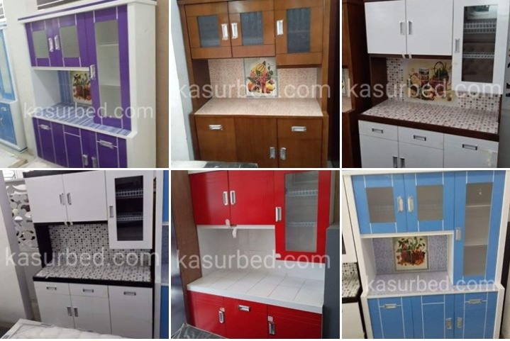  Kitchen  Set  Dapur Harga Lemari Rak  Piring  Murah Model  