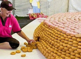 Giant Donut Made of Donuts