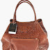 Thaipremiumhouse+ Hornback Skin Genuine Crocodile Leather Handbag Bag Tote Hobo Extra Large Huge Soft&Shiny Cognac New W/Wallet