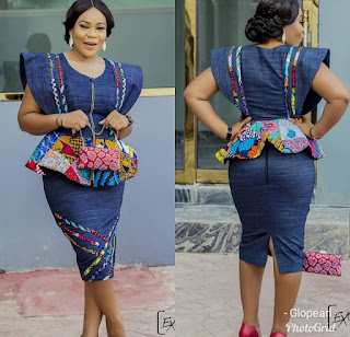 30 Latest Ankara and Jeans Combination