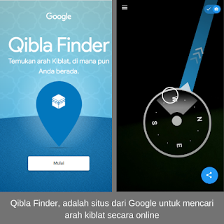 Cara tentukan Arah Kiblat tanpa aplikasi lewat HP
