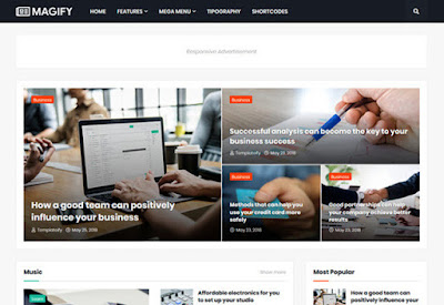 Magify Blogger Template