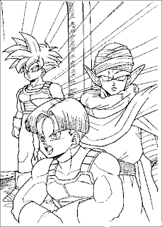 dragon ball coloring pages