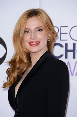 Bella Thorne wears black trouser Armani dress 41st Annual People’s Choice Awards Dresses