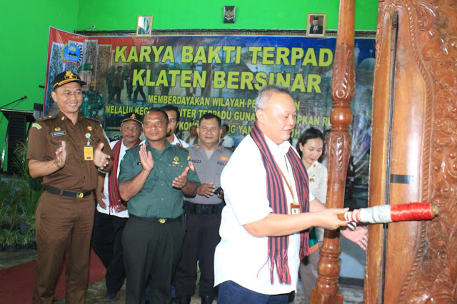 Sekda Kab Klatern Tutup Karya Bhakti Terpadu Klaten Bersinar