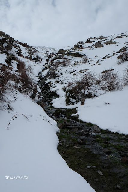 Jérez del Marquesado - Vereda de la Cuesta Colorá - Barranco el Bernal - ventisquero - nieve