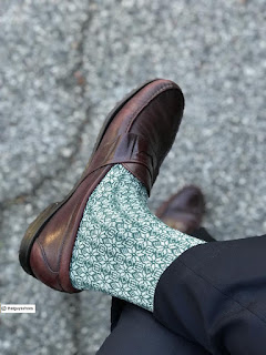 Green White Snow Flake Over The Calf Wool Silk Socks  All Socks Seller Etsy