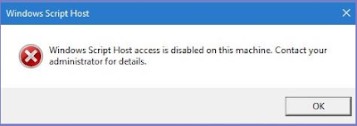 Pengalaman admin notif seperti ini muncul setelah Cara Mengatasi Windows Script Host Pada Windows 