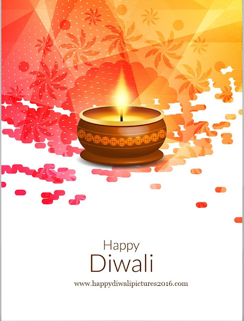 Happy Diwali Wishes / Greetings 2016 with Diya Images 2016