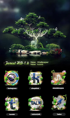 Forest GO LauncherEX Theme for Android app free download3