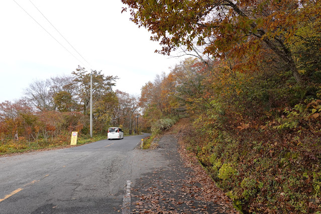 鳥取県道45号倉吉江府溝口線（大山環状道路）　横手道の入り口